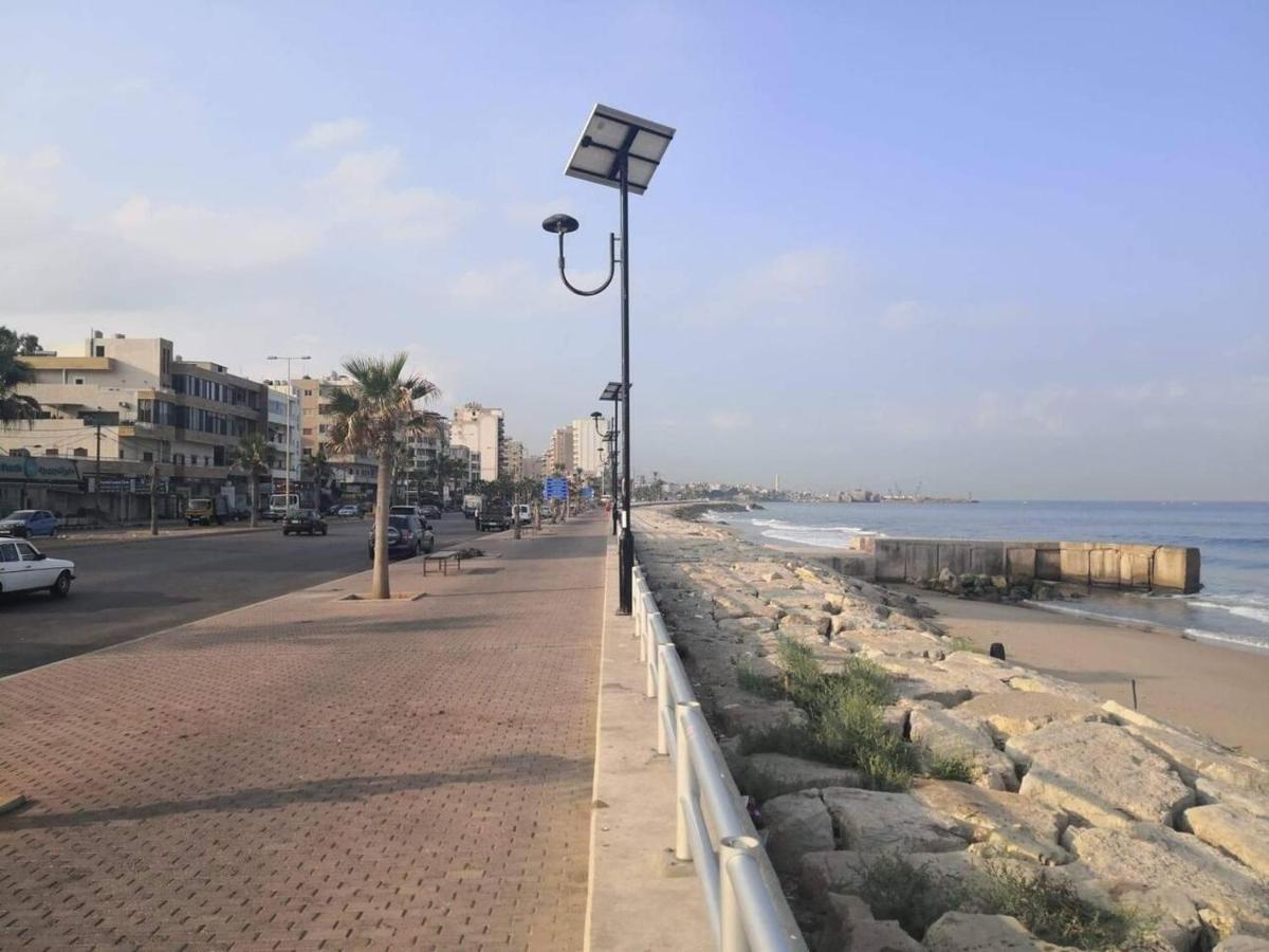 Big Seafront Apartment In Saida Lebanon ภายนอก รูปภาพ